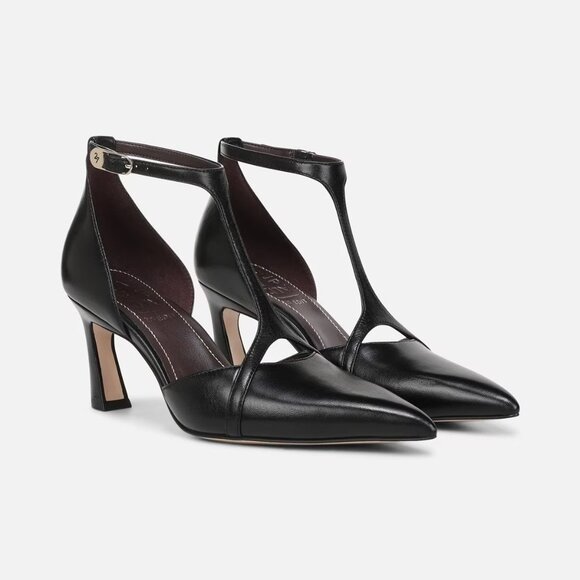Naturalizer 27 Edit Ezlyn Pump in Black Leather - Picture 2 of 8